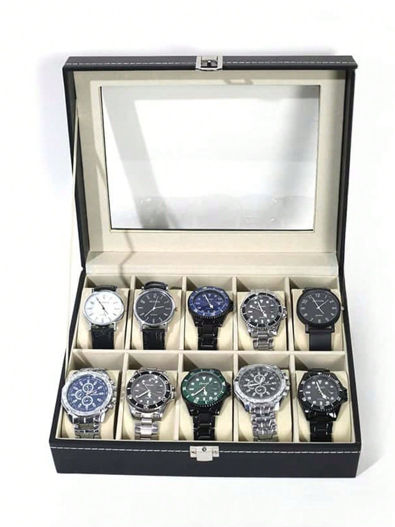 Watch Display Box - Caja de Relojes de Cuero con