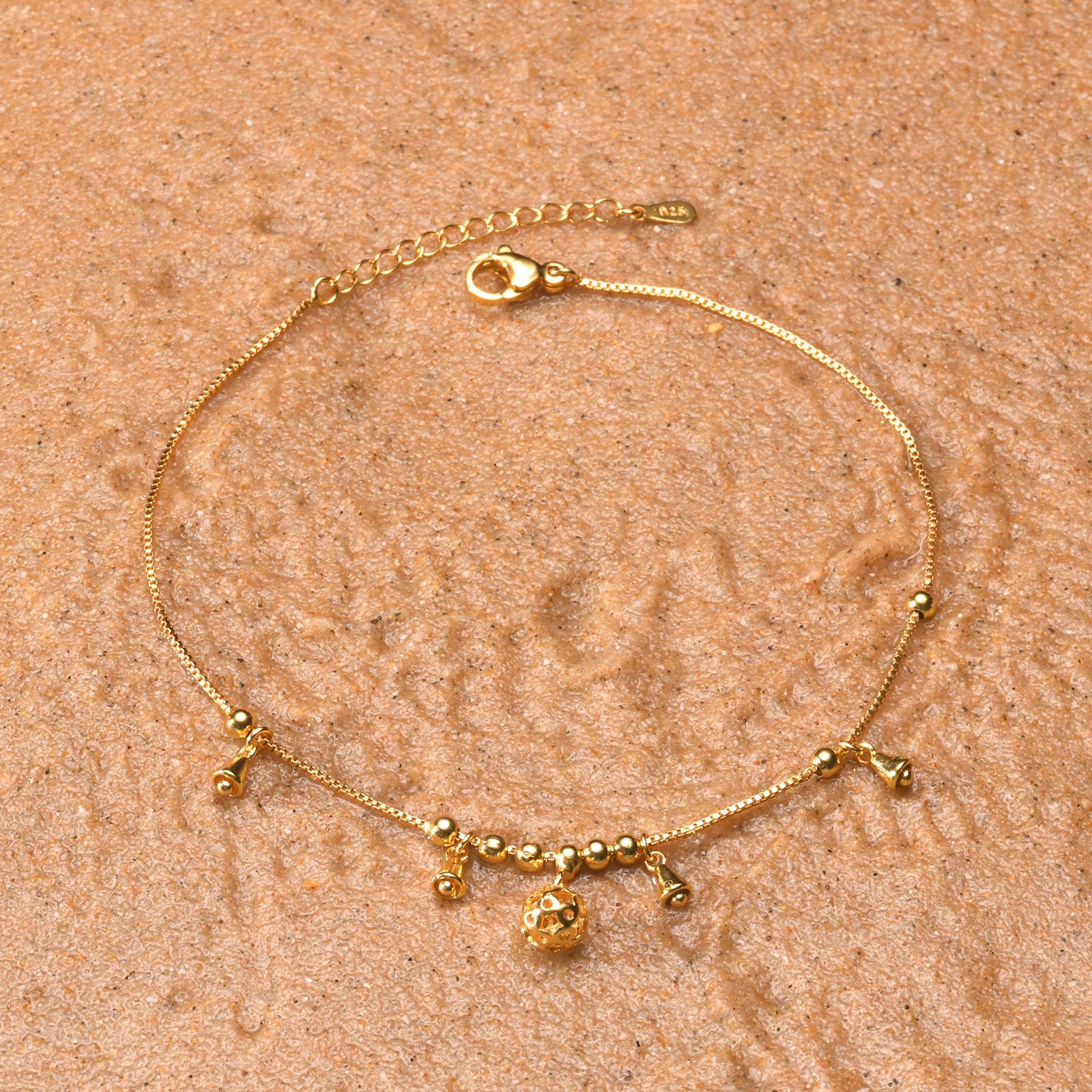 Tobilleras femeninas con campa - Jc Jewelry & Watches Photos reseña y precio