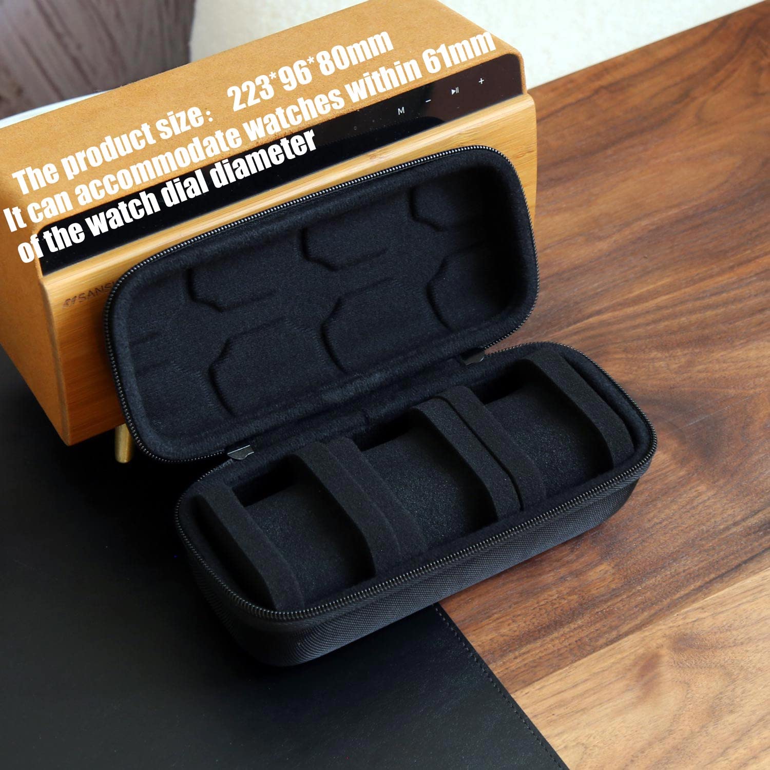 Organizador de caja de reloj p - Watch Display Box reseña y precio