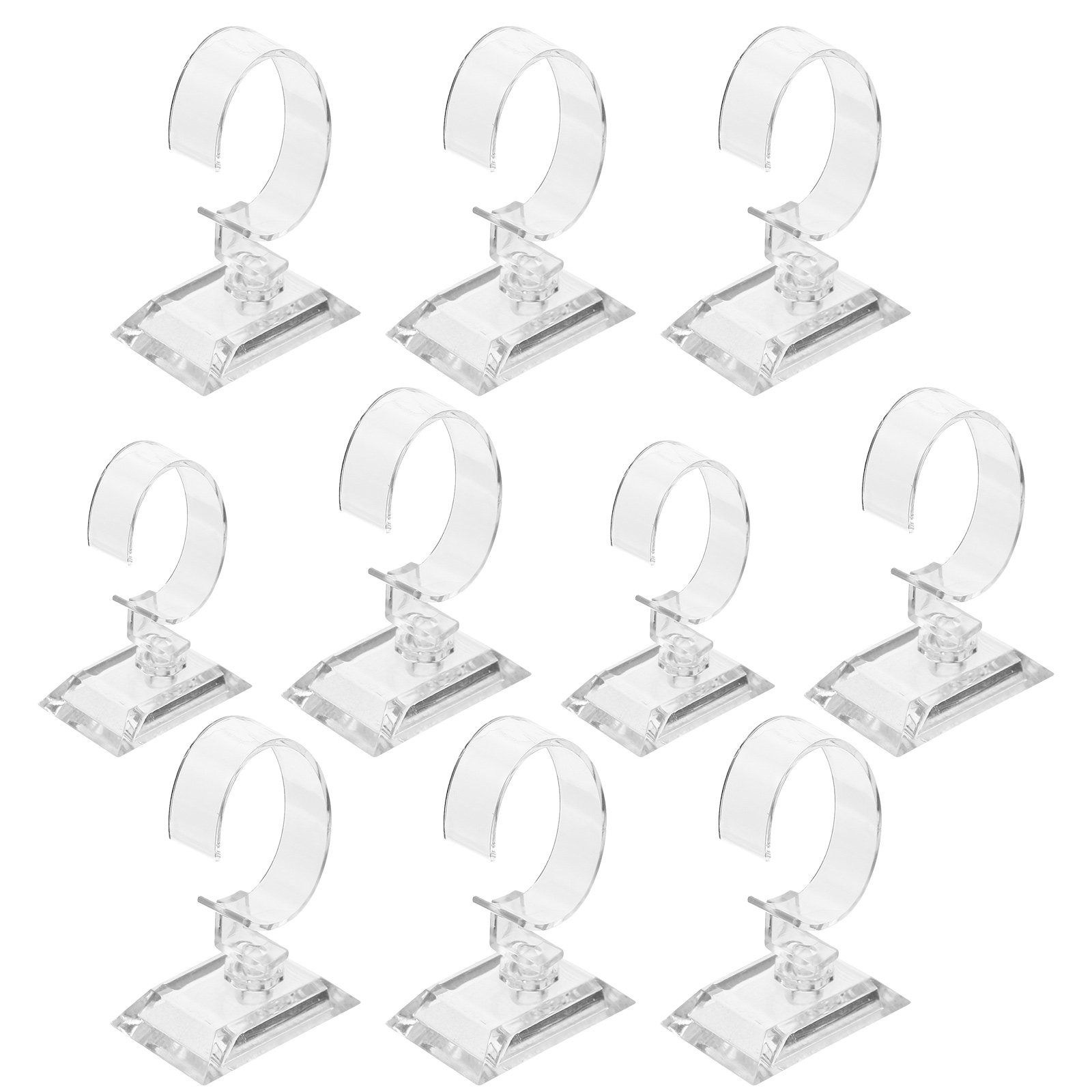 10 unidades de soportes transp - Jewelry And Watches Inc reseña y precio